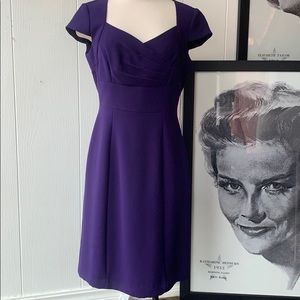 Tahari Purple Dress with Lining
